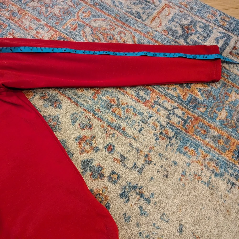 The North Face Mens Medium Mid-weight Smooth-faced Fleece 1/4Zip Pullover Red 44